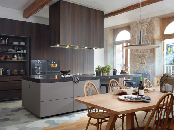 Cocina grande con isla Santos