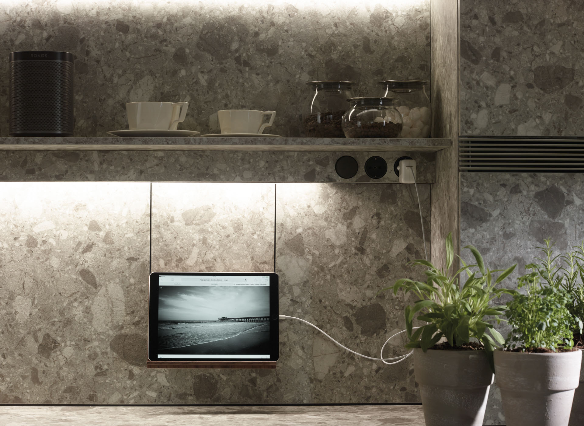 Soporte para tablet o libro. Accesorios de Cocina