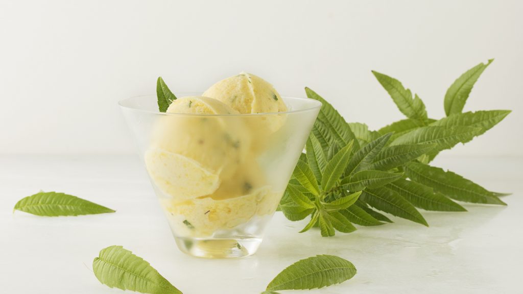Receta de sorbete de piña en calendario 2018 de cocinas Santos