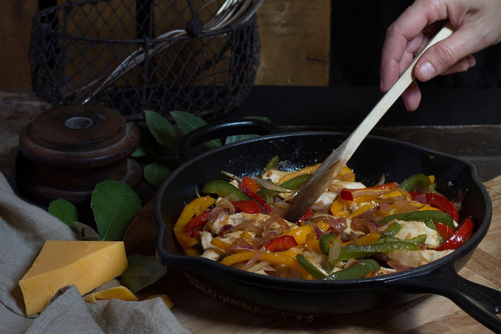 Recette de fajitas au poulet de Cocinas Santos