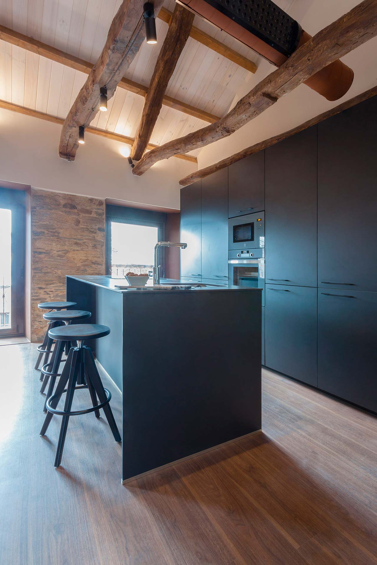 Cozinhas Santos em casas remodeladas, por Andrea Muñoz Diseño