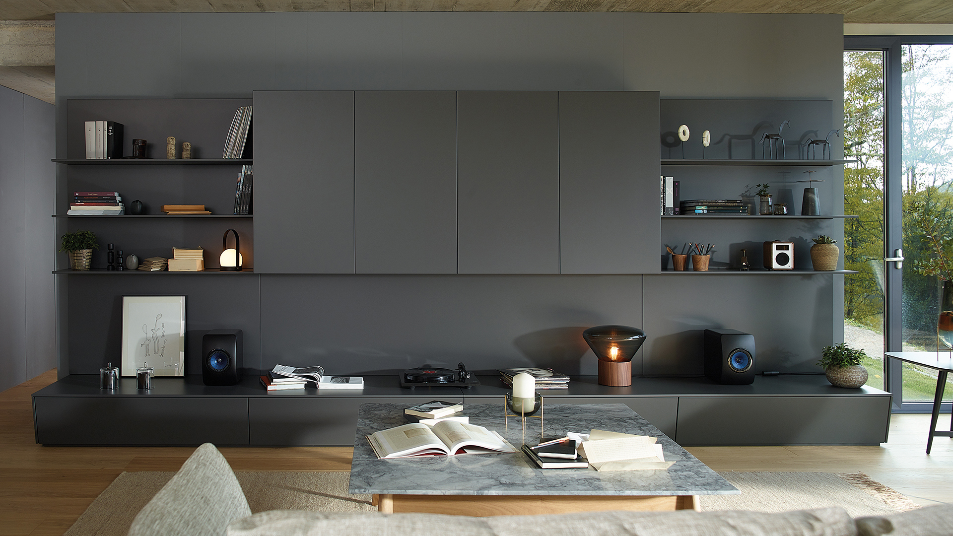 Muebles de salón y cocina integrados y modulares Santos