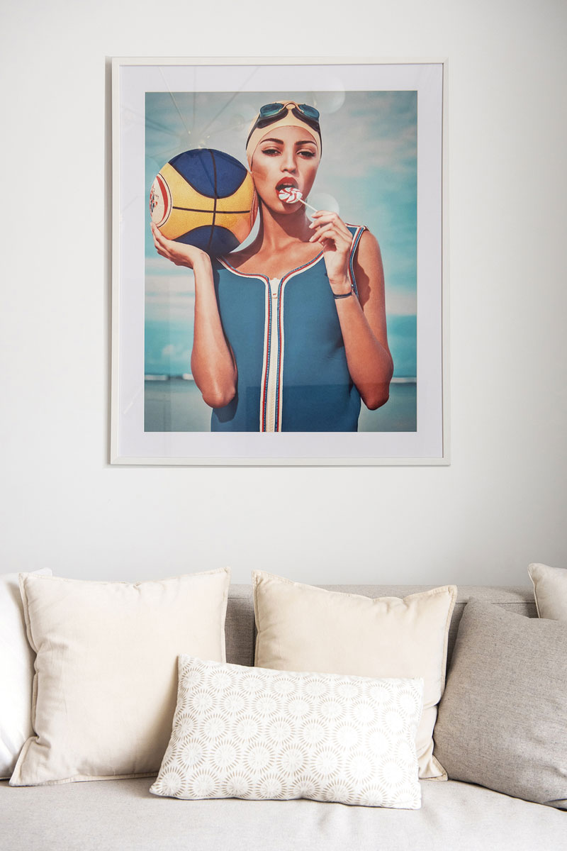 Decoración de salón en apartamento vacacional