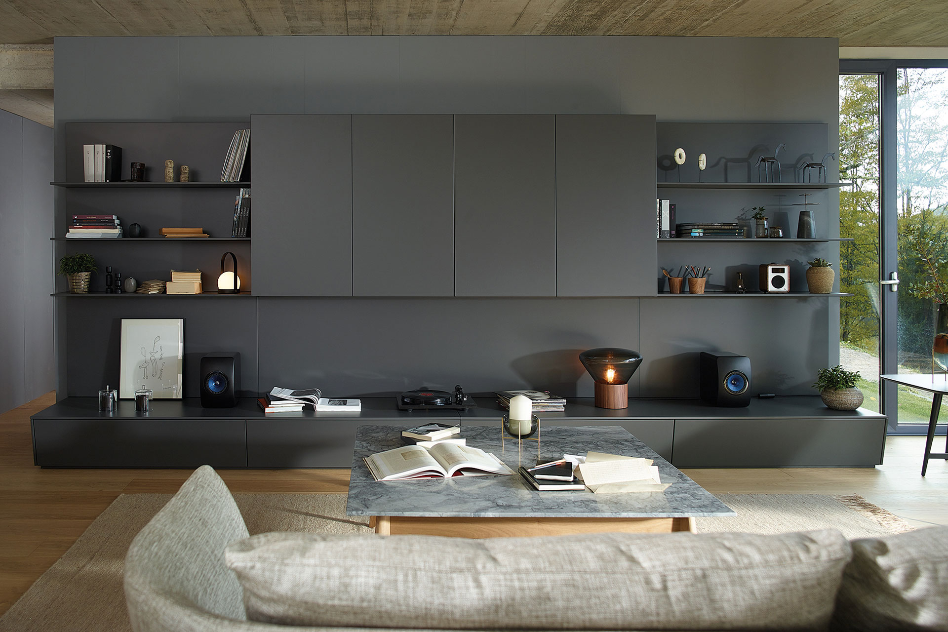 Conoce muebles de salon y cocina integrados y modulares Santos