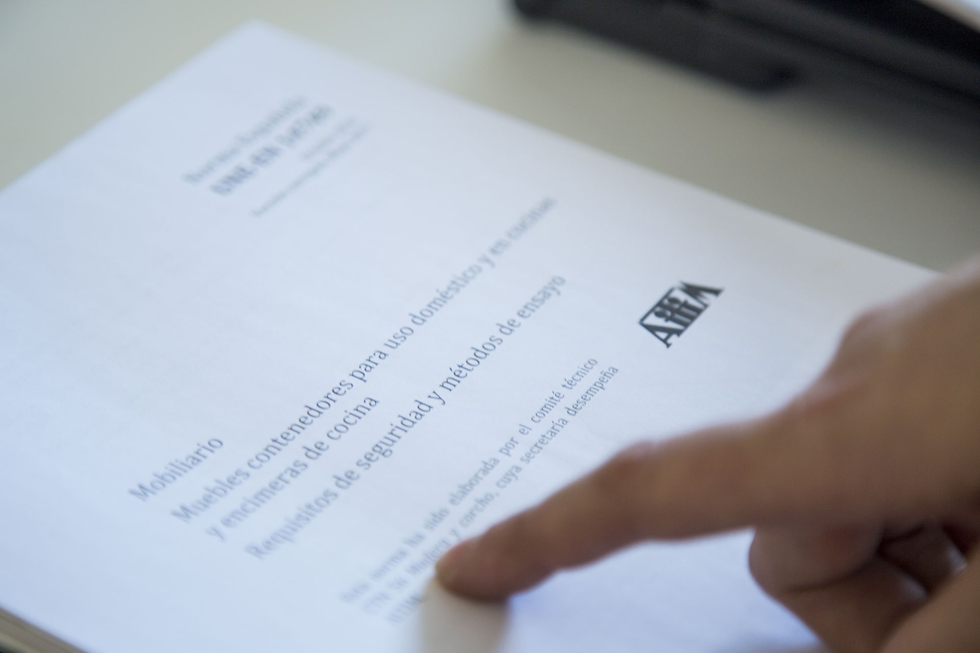 Documento acreditativo de inspección y control de calidad cocinas Santos