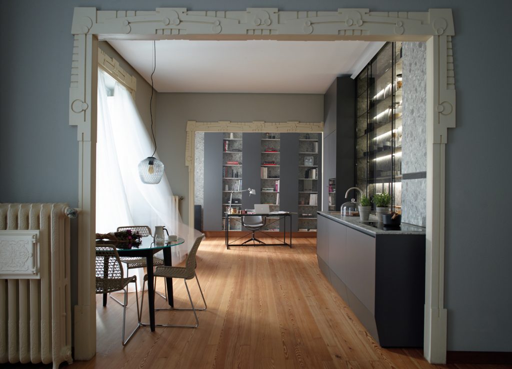 Muebles de cocina de suelo a techo Santos