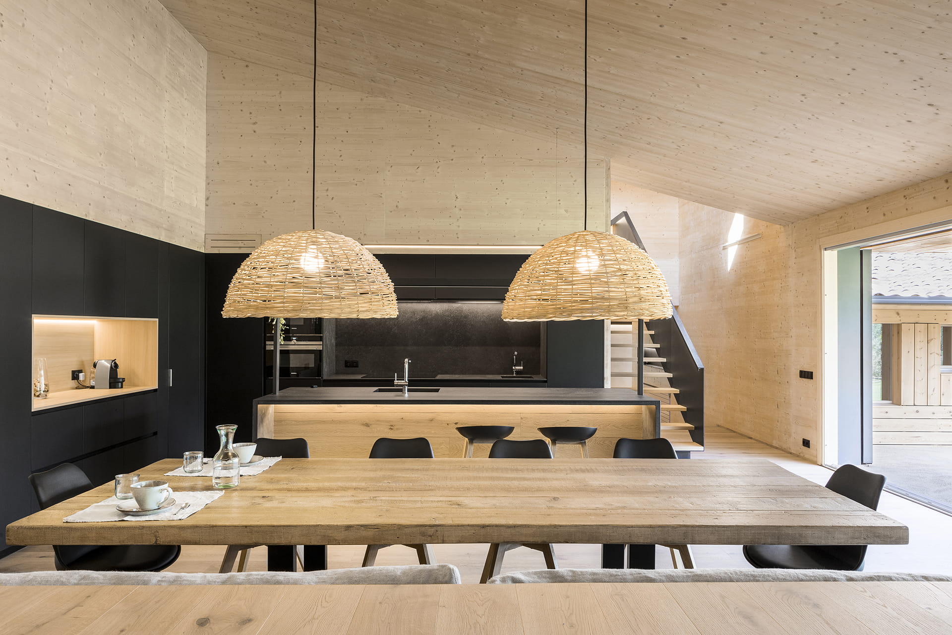 Santos kitchen with island designed by DOM Arquitectura