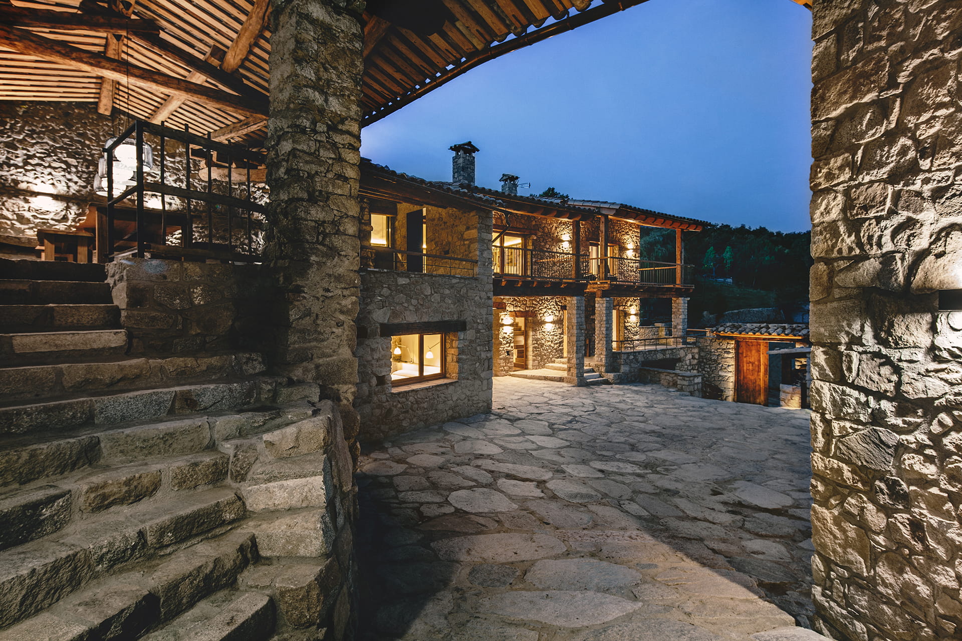 Exterior of a refurbished architectural complex
