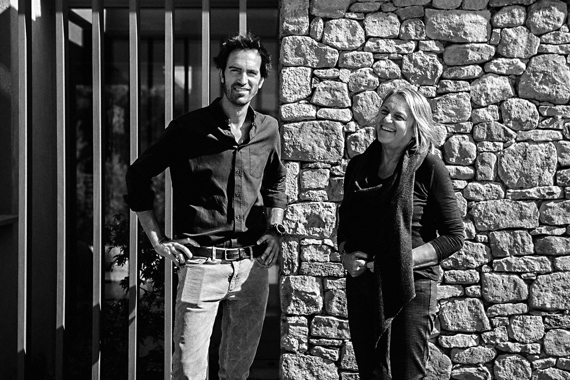 Pablo and Blanca from the DOM Arquitectura studio in Barcelona