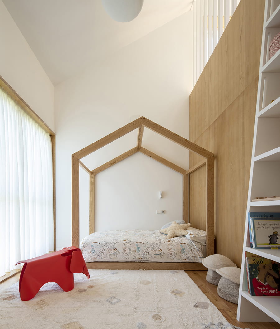 Kinderslaapkamer in plattelandshuis