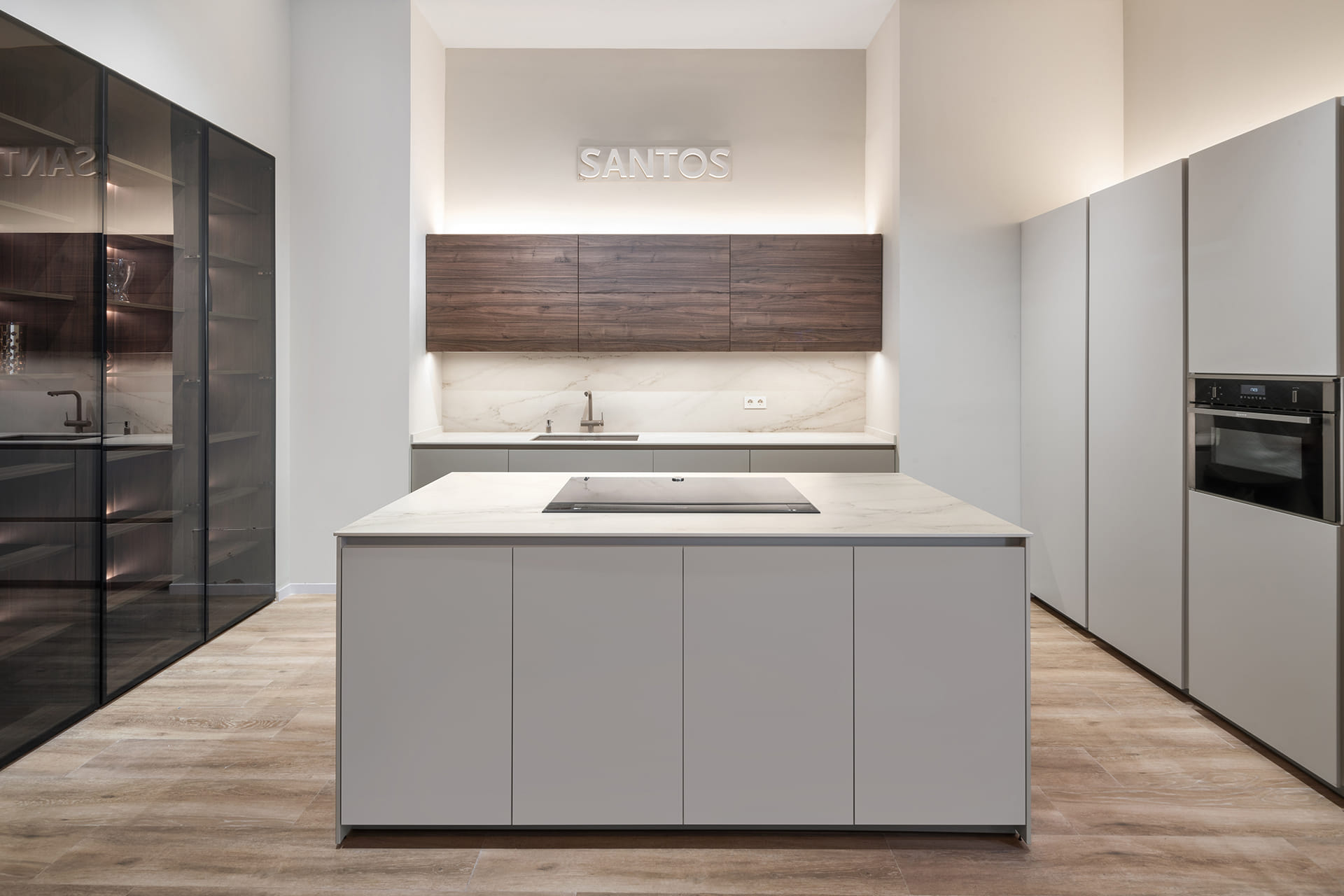 Exposition de cuisines de Santos Malaga, ligne Living
