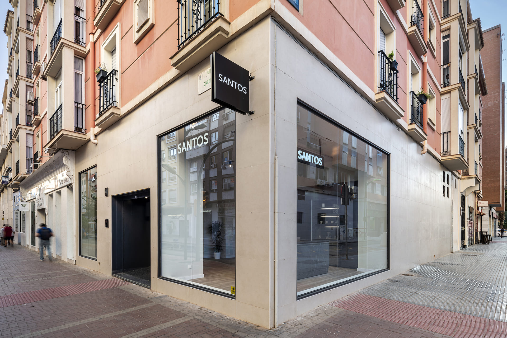 Exposition de cuisine Santos dans le centre de Málaga