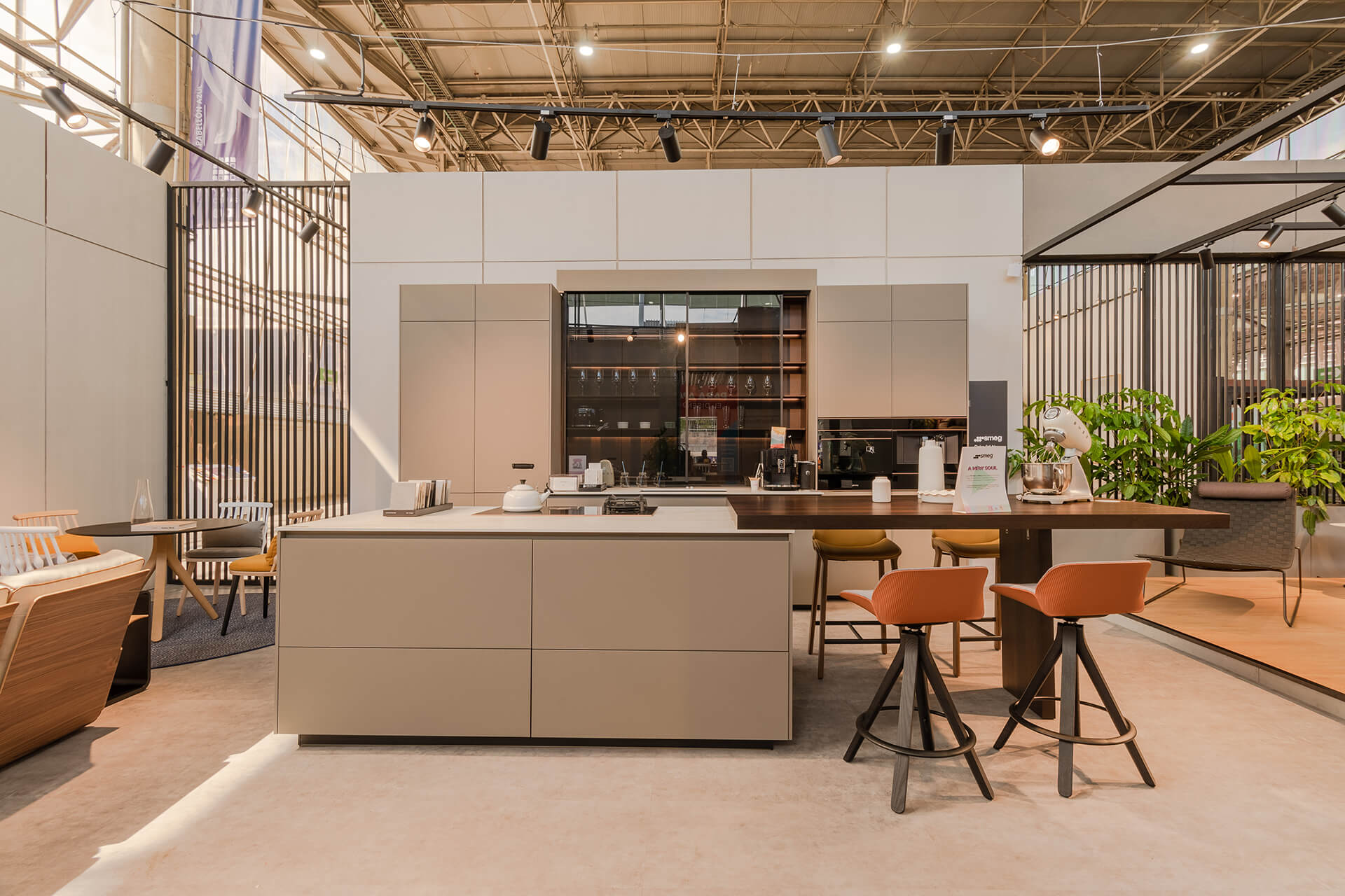 Cozinha Santos Fine Cinza Vison na feira do design de Medellín