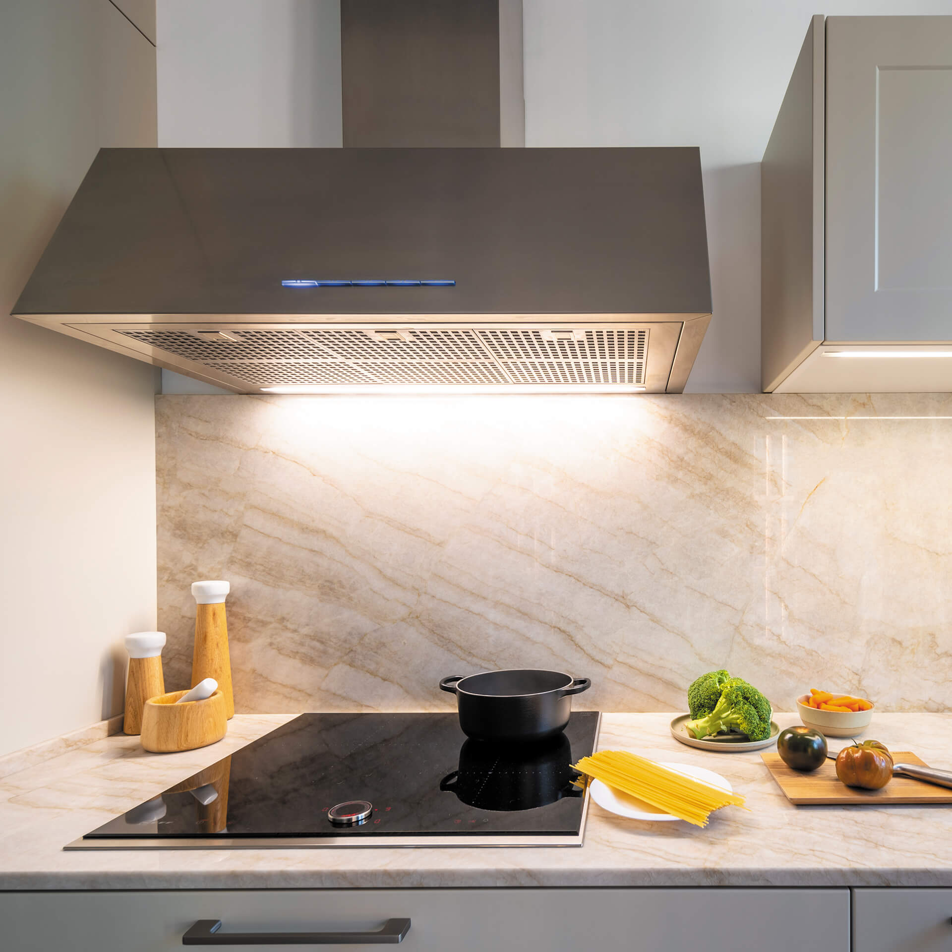Cuisine Santos avec une zone de cuisson