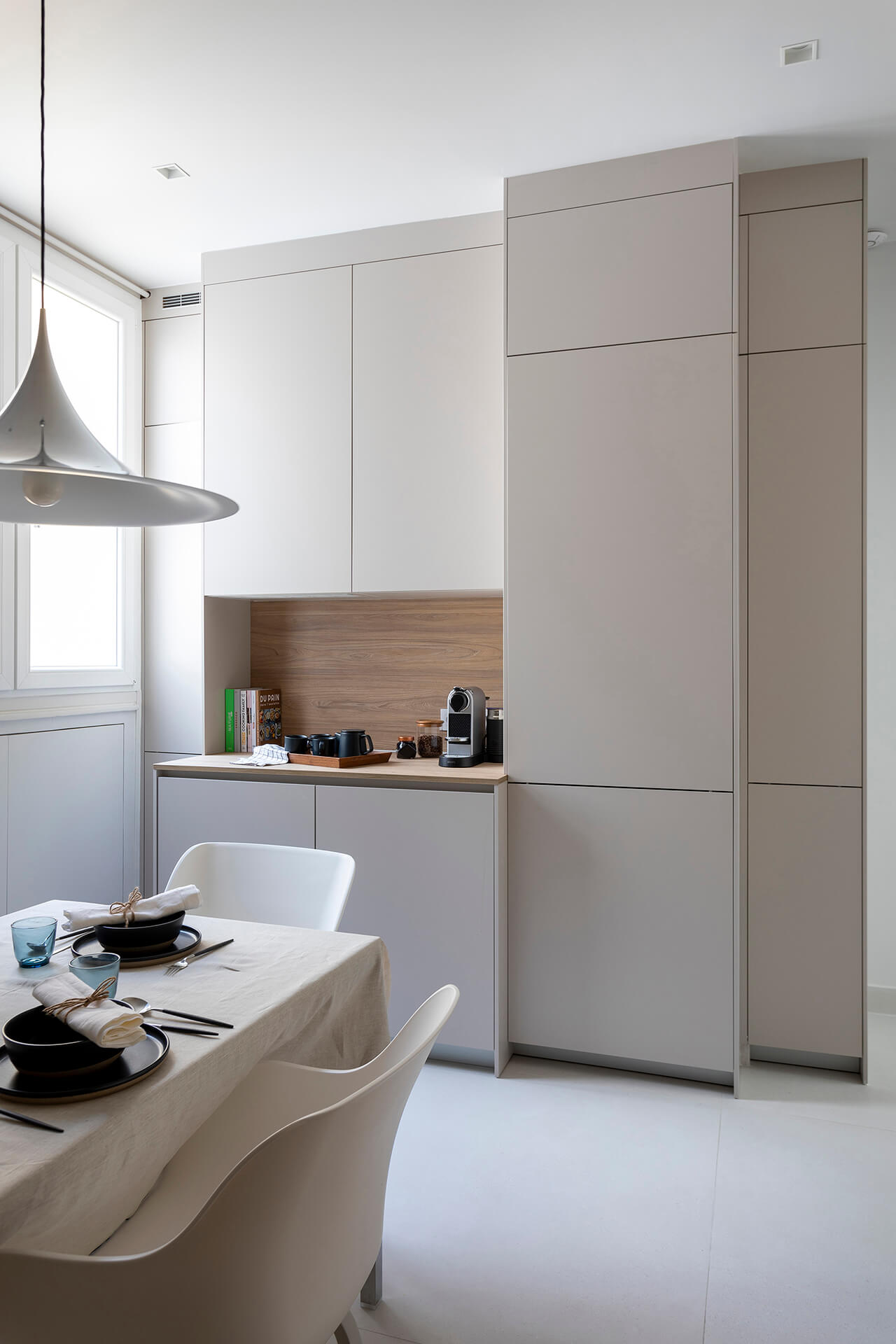 Cuisine Santos avec meubles colonnes