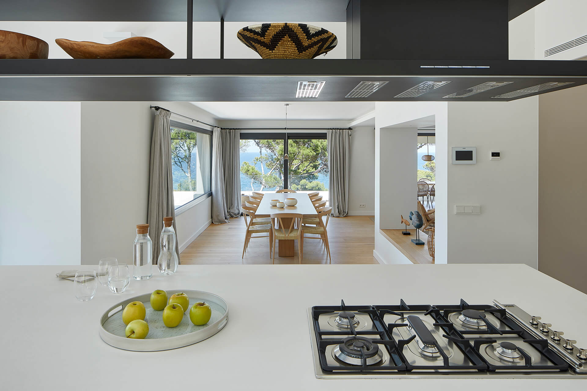 Cocina Santos gris abierta