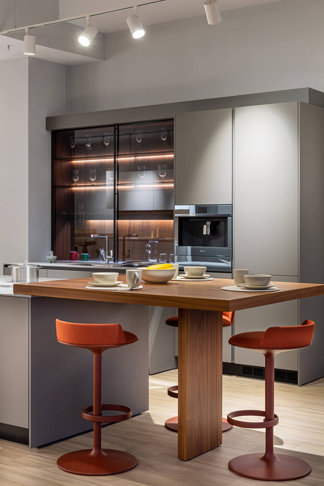 Silk grey kitchen Santos Kitchens in Lima