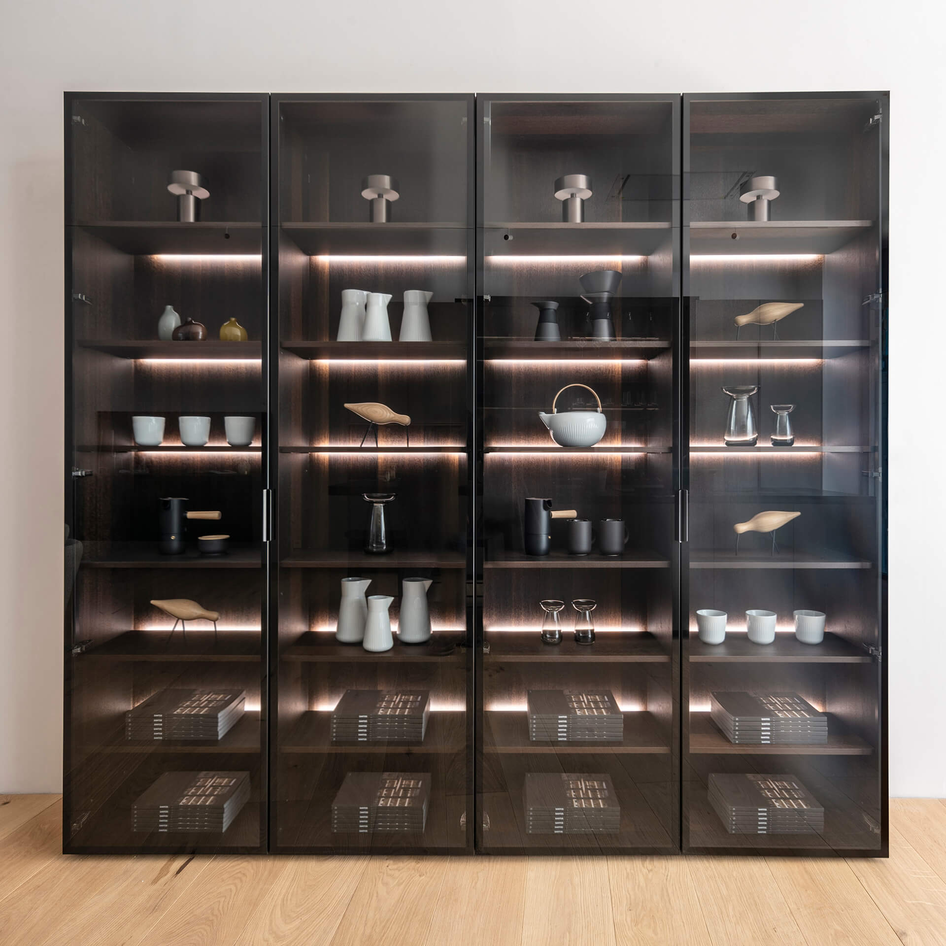 Vitrinekast van de Santos keuken in expositie eba Auch