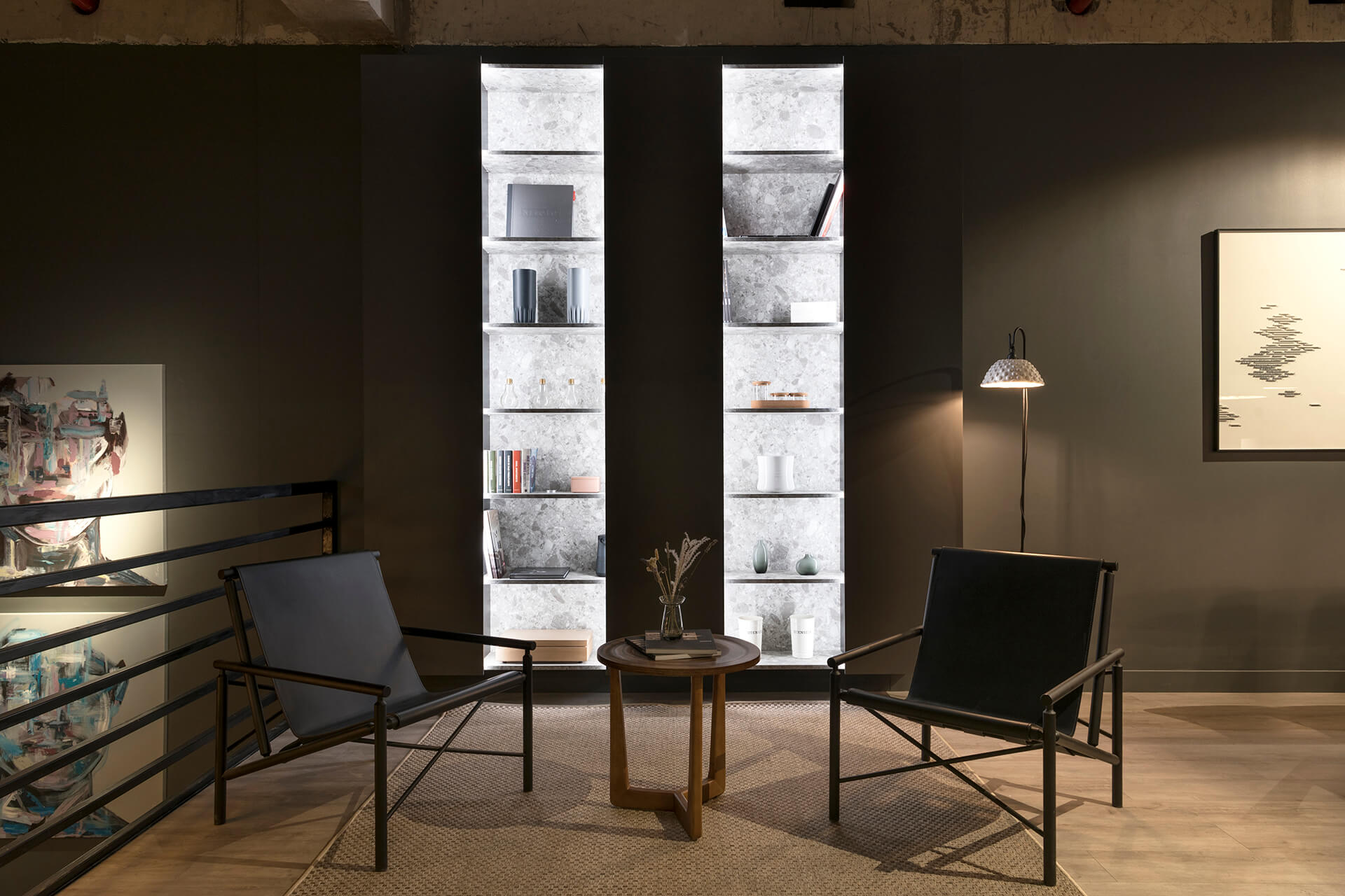 Santos cabinets with LED lighting in Chile