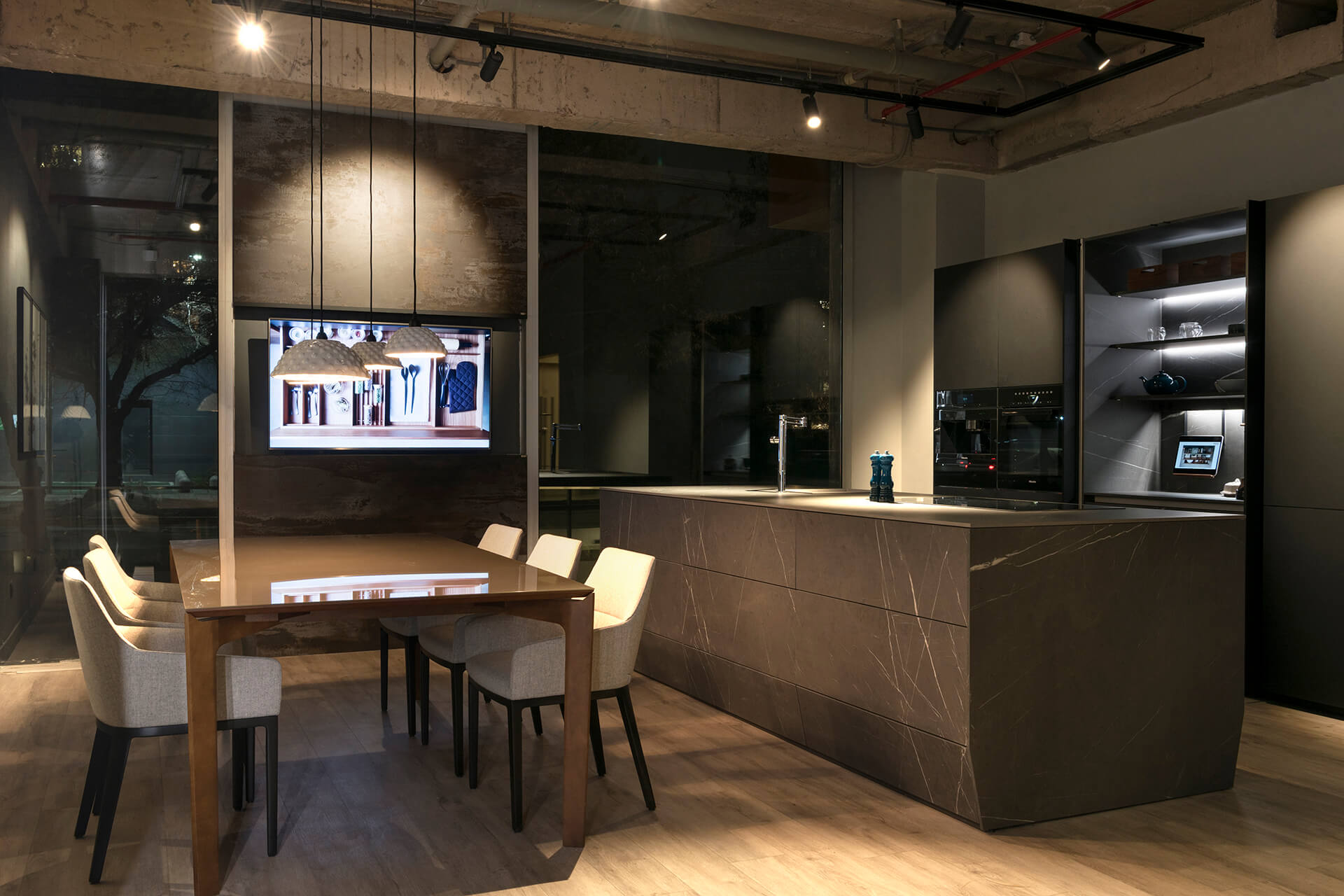 Santos FINE parallel kitchen in Chile