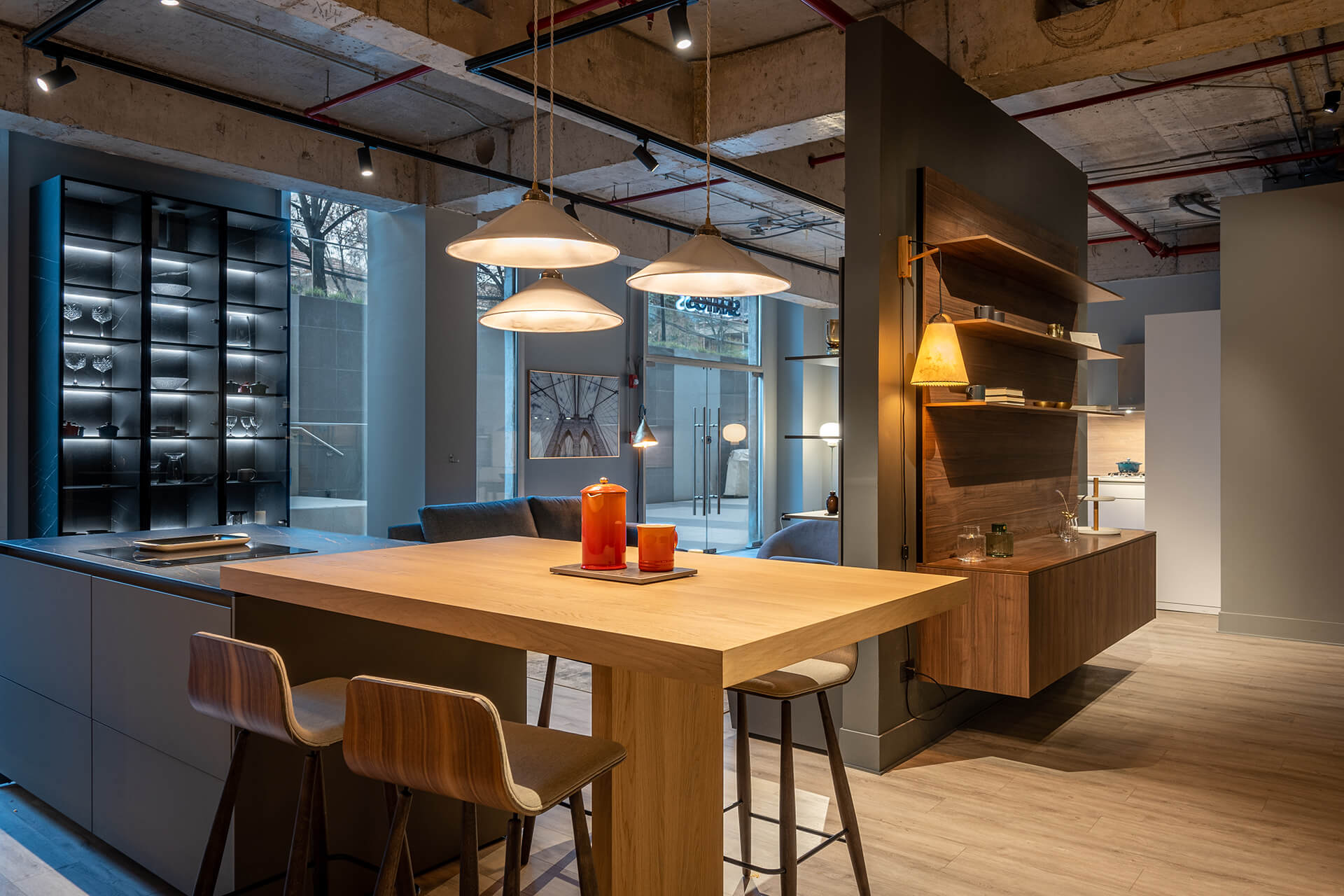 Santos kitchen display in Chile