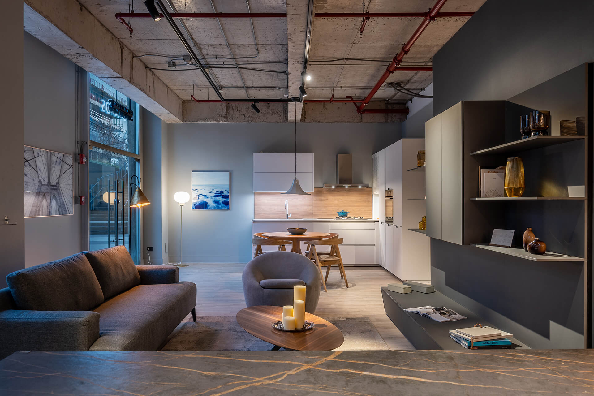 Santos kitchen showroom in Chile