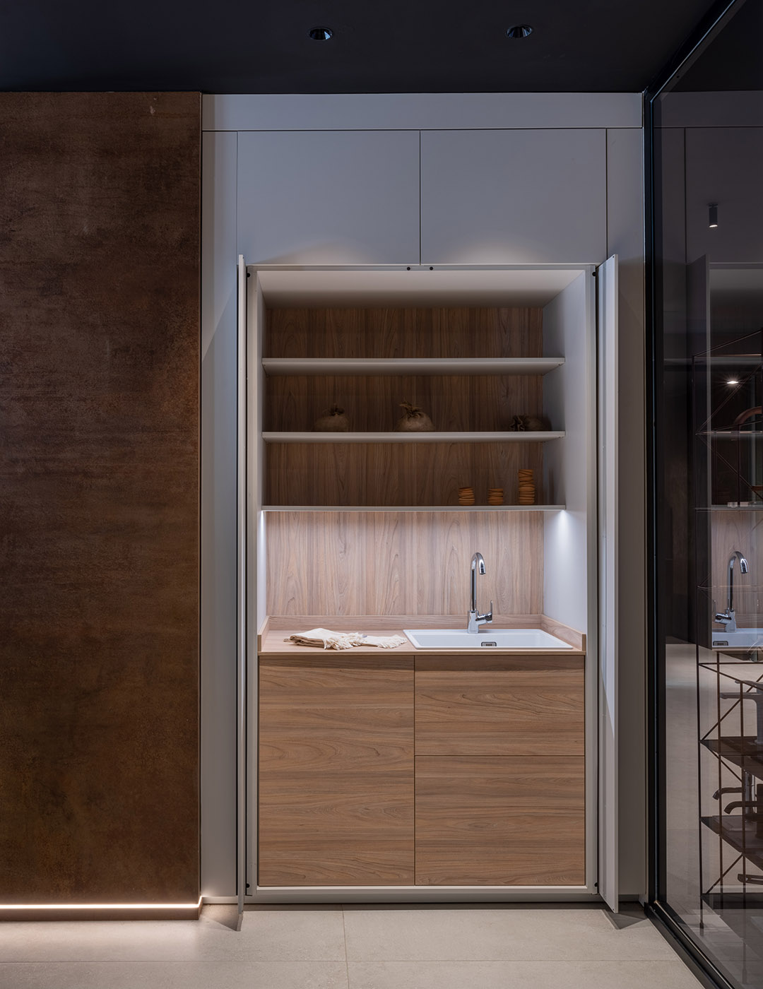 Santos wandkast. Showroom Sánchez Plá Gran Vía