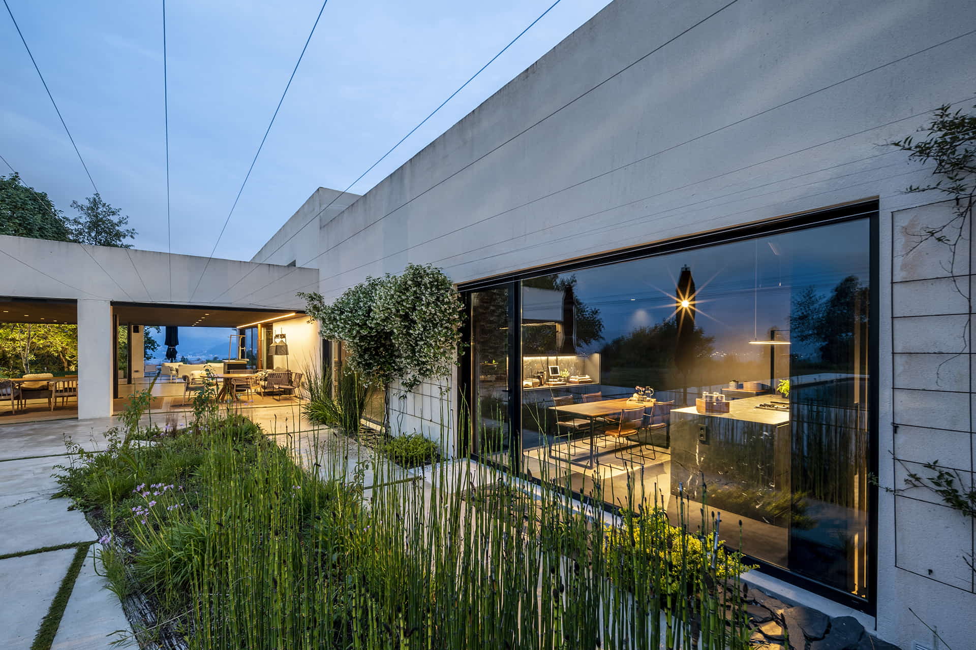 Outside of kitchen and porch of Pepe Vieira Restaurant