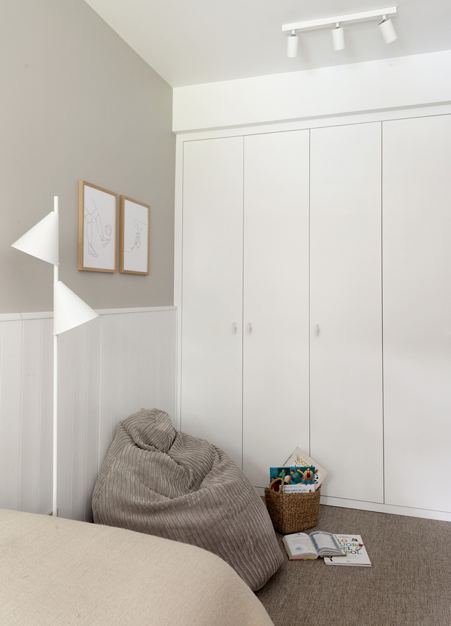 Acessórios de apartamento com quarto de criança