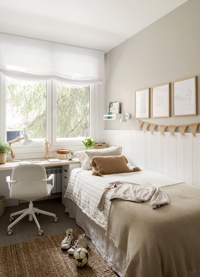 Quarto de criança em apartamento reabilitado