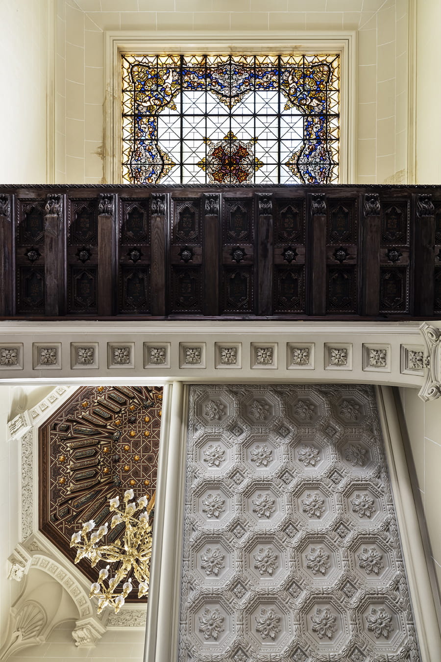 Architectural details of the Palacio de la Trinidad, inspiration for the Santos display at Casa Decor 2024.