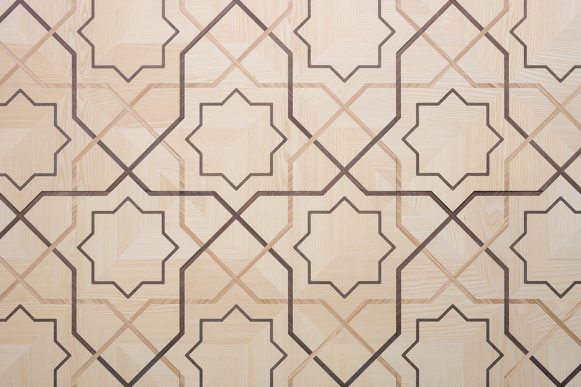 Flooring of the Santos space in Casa Decor, inspired by the dome of the Palacio de la Trinidad.