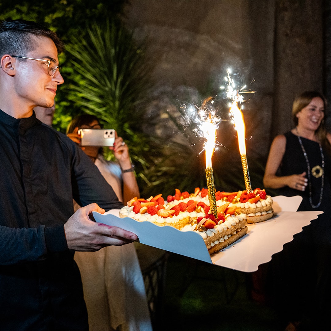Gâteau 25e anniversaire Clysa