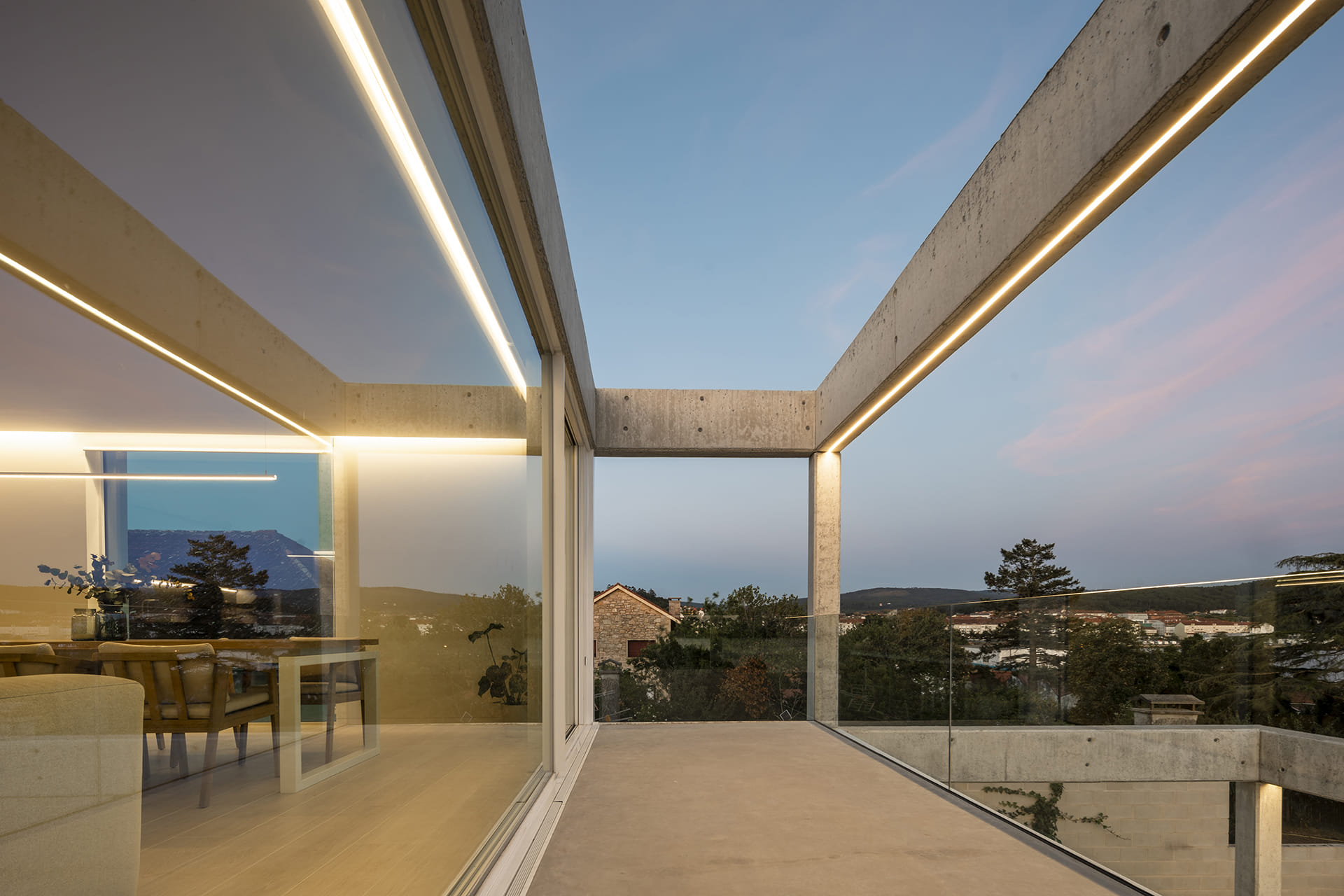 Terraza en la planta superior de una vivienda con cocina Santos.